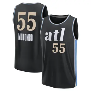 Atlanta Hawks Men's Dikembe Mutombo Black Fast Break 2023/24 City Edition Jersey