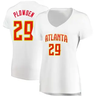 Atlanta Hawks Women's Daeqwon Plowden White Fast Break Jersey - Association Edition