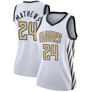 Atlanta Hawks Women's Garrison Mathews White Swingman 2018/19 Jersey - City Edition