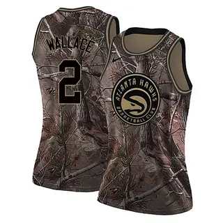 Atlanta Hawks Women's Keaton Wallace Camo Swingman Realtree Collection Jersey