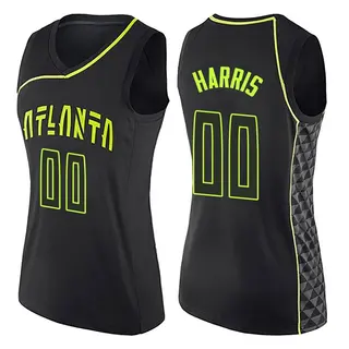 Atlanta Hawks Women's Kevon Harris Black Swingman City Edition Jersey