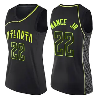 Atlanta Hawks Women's Larry Nance Jr. Black Swingman City Edition Jersey