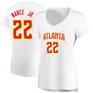 Atlanta Hawks Women's Larry Nance Jr. White Fast Break Jersey - Association Edition