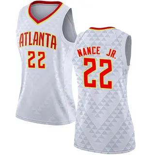 Atlanta Hawks Women's Larry Nance Jr. White Swingman Jersey - Association Edition