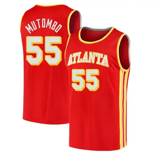 Atlanta Hawks Youth Dikembe Mutombo Red Fast Break 2020/21 Jersey - Icon Edition